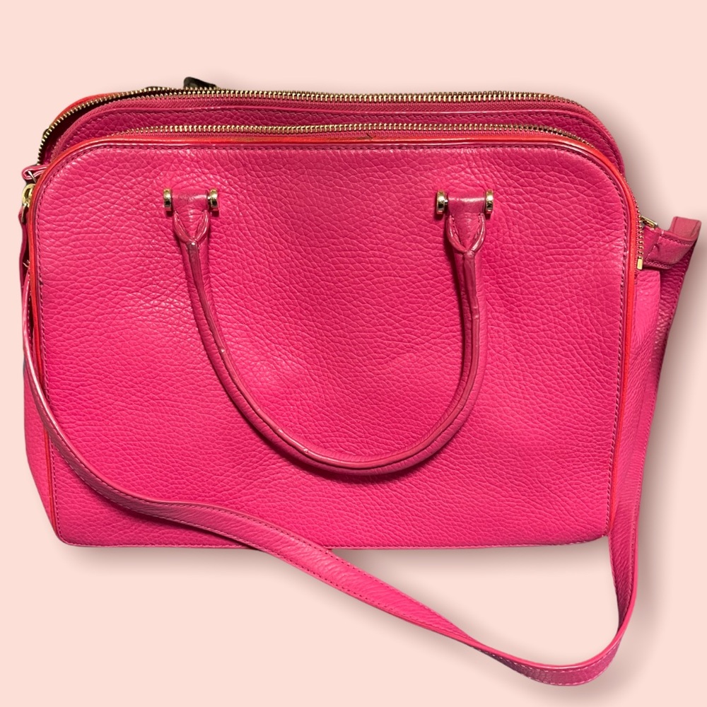 Bright Pink Kate Spade Satchel Purse
